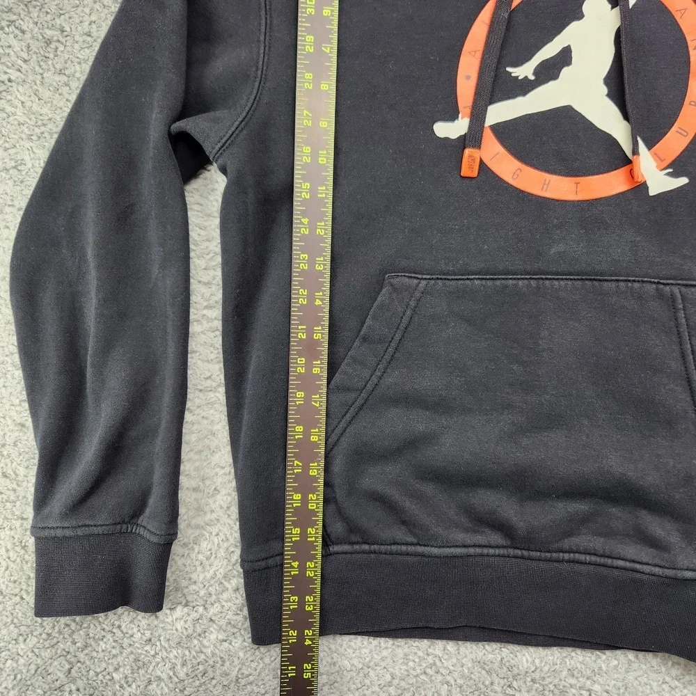 Nike Jordan Flight Men's Size S Graphic Fleece Pullover Hoodie Black
